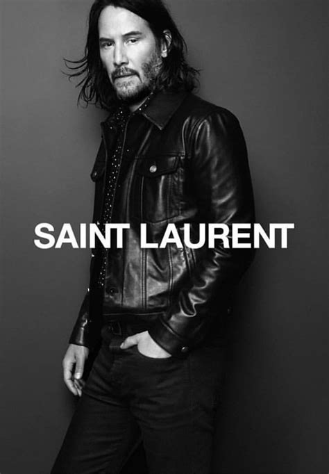 ysl 2019 campaighn keanu|Keanu Reeves Is the Star of Saint Laurent's Latest Campaign.